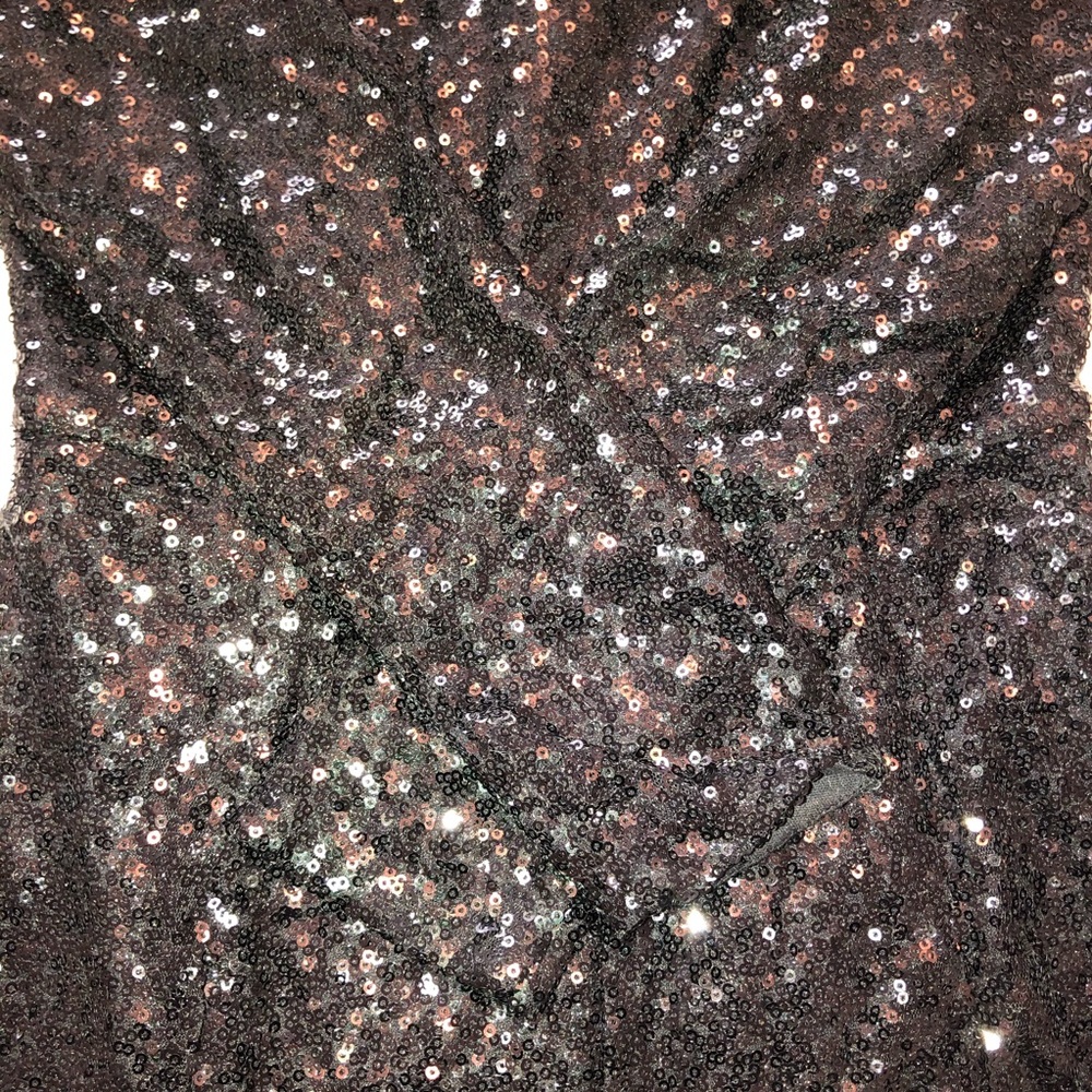 New Look Sequin Long Sleeve Evening Gown - ASOS - Picture 8 of 8